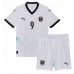 Camiseta Austria Marcel Sabitzer #9 Visitante Equipación para niños Eurocopa 2024 manga corta (+ pantalones cortos)